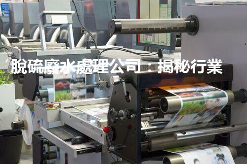 脫硫廢水處理公司：揭秘行業(yè)內(nèi)幕與以后趨勢？